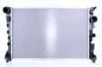 NISSENS Radiator 10371914 Cooling fins material: Aluminium, Core Depth [mm]: 32, Core Length [mm]: 640, Core Width [mm]: 430, Inlet O [mm]: 45,5, Outlet O [mm]: 45,5, Radiator type: Brazed cooling fins, Supplementary Article/Info 2: without cap, without expansion tank, Supplementary Article/Supplementary Info: with gaskets/seals, Water Tank Material (radiator): Plastic 1.