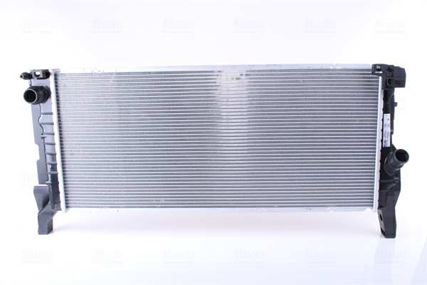 NISSENS Radiator 10371931 Cooling fins material: Aluminium, Core Depth [mm]: 22, Core Length [mm]: 680, Core Width [mm]: 299, Inlet O [mm]: 32,5, Outlet O [mm]: 32,5, Radiator type: Brazed cooling fins, Supplementary Article/Info 2: without cap, without expansion tank, Supplementary Article/Supplementary Info: with gaskets/seals, Water Tank Material (radiator): Plastic Technical Information: Radiator with 5mm system-Advanced technology with higher power effect 1.