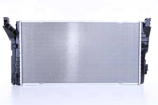 NISSENS Radiator 10371929 Cooling fins material: Aluminium, Core Depth [mm]: 26, Core Length [mm]: 680, Core Width [mm]: 351, Inlet O [mm]: 32,5, Outlet O [mm]: 32,5, Radiator type: Brazed cooling fins, Supplementary Article/Info 2: without cap, without expansion tank, Supplementary Article/Supplementary Info: with gaskets/seals, Water Tank Material (radiator): Plastic Technical Information: Radiator with 5mm system-Advanced technology with higher power effect 1.