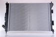 NISSENS Radiator 10371918 Cooling fins material: Aluminium, Core Depth [mm]: 16, Core Length [mm]: 550, Core Width [mm]: 400, Radiator type: Brazed cooling fins, Water Tank Material (radiator): Plastic 2.
