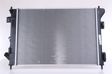 NISSENS Radiator 10371903 Cooling fins material: Aluminium, Core Depth [mm]: 28, Core Length [mm]: 553, Core Width [mm]: 400, Inlet O [mm]: 33, Outlet O [mm]: 33, Radiator type: Brazed cooling fins, Water Tank Material (radiator): Plastic 2.