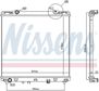 NISSENS Radiator 10371909 Cooling fins material: Aluminium, Core Depth [mm]: 26, Core Length [mm]: 578, Core Width [mm]: 628, Inlet O [mm]: 35, Outlet O [mm]: 35, Radiator type: Brazed cooling fins, Supplementary Article/Info 2: without expansion tank, Supplementary Article/Supplementary Info: with gaskets/seals, Water Tank Material (radiator): Plastic 5.