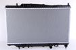 NISSENS Radiator 10371928 Cooling fins material: Aluminium, Core Depth [mm]: 26, Core Length [mm]: 355, Core Width [mm]: 629, Inlet O [mm]: 28, Outlet O [mm]: 28, Radiator type: Brazed cooling fins, Supplementary Article/Info 2: without cap, without expansion tank, Supplementary Article/Supplementary Info: with gaskets/seals, Water Tank Material (radiator): Plastic Technical Information: Radiator with 5mm system-Advanced technology with higher power effect 1.