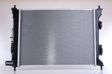 NISSENS Radiator 10371923 Cooling fins material: Aluminium, Core Depth [mm]: 26, Core Length [mm]: 500, Core Width [mm]: 376, Inlet O [mm]: 35, Outlet O [mm]: 33, Radiator type: Brazed cooling fins, Supplementary Article/Info 2: without expansion tank, Supplementary Article/Supplementary Info: with oil cooler, without gasket/seal, Water Tank Material (radiator): Plastic 2.