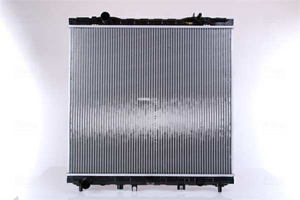 NISSENS Radiator 10371909 Cooling fins material: Aluminium, Core Depth [mm]: 26, Core Length [mm]: 578, Core Width [mm]: 628, Inlet O [mm]: 35, Outlet O [mm]: 35, Radiator type: Brazed cooling fins, Supplementary Article/Info 2: without expansion tank, Supplementary Article/Supplementary Info: with gaskets/seals, Water Tank Material (radiator): Plastic 1.