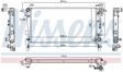 NISSENS Radiator 10400159 Cooling fins material: Aluminium, Core Depth [mm]: 26, Core Length [mm]: 639, Core Width [mm]: 338, Radiator type: Brazed cooling fins, Supplementary Article/Supplementary Info: with oil cooler, Water Tank Material (radiator): Plastic 5.