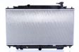 NISSENS Radiator 10400186 Thickness [mm]: 16, Width [mm]: 738, Transmission Type: Automatic Transmission, Height [mm]: 375, Core Depth [mm]: 16, Core Length [mm]: 375, Core Width [mm]: 738 1.