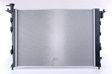 NISSENS Radiator 10400146 Cooling fins material: Aluminium, Core Depth [mm]: 16, Core Length [mm]: 635, Core Width [mm]: 468, Inlet O [mm]: 35, Outlet O [mm]: 35, Radiator type: Brazed cooling fins, Supplementary Article/Info 2: without expansion tank, Supplementary Article/Supplementary Info: with oil cooler, without gasket/seal, Water Tank Material (radiator): Plastic 3.