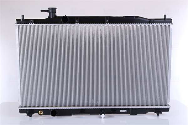 NISSENS Radiator 10400175 Cooling fins material: Aluminium, Core Depth [mm]: 16, Core Length [mm]: 400, Core Width [mm]: 728, Radiator type: Brazed cooling fins, Water Tank Material (radiator): Plastic Technical Information: Radiator with 5mm system-Advanced technology with higher power effect 1.