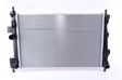 NISSENS Radiator 10400141 Cooling fins material: Aluminium, Core Depth [mm]: 26, Core Length [mm]: 545, Core Width [mm]: 362, Inlet O [mm]: 33, Outlet O [mm]: 33,5, Radiator type: Brazed cooling fins, Supplementary Article/Info 2: without cap, without expansion tank, Supplementary Article/Supplementary Info: without gasket/seal, Water Tank Material (radiator): Plastic 2.