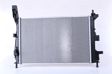 NISSENS Radiator 10400213 Cooling fins material: Aluminium, Core Depth [mm]: 34, Core Length [mm]: 548, Core Width [mm]: 378, Inlet O [mm]: 34, Outlet O [mm]: 34, Radiator type: Mechanically jointed cooling fins, Supplementary Article/Info 2: without cap, without expansion tank, Supplementary Article/Supplementary Info: with gaskets/seals, Water Tank Material (radiator): Plastic 3.