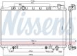 NISSENS Radiator 10400195 Cooling fins material: Aluminium, Core Depth [mm]: 16, Core Length [mm]: 400, Core Width [mm]: 730, Radiator type: Brazed cooling fins, Supplementary Article/Supplementary Info: with oil cooler, Water Tank Material (radiator): Plastic 5.