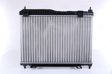 NISSENS Radiator 10400136 Cooling fins material: Aluminium, Core Depth [mm]: 24, Core Length [mm]: 352, Core Width [mm]: 544, Inlet O [mm]: 28, Outlet O [mm]: 28, Radiator type: Mechanically jointed cooling fins, Supplementary Article/Info 2: without cap, without expansion tank, Supplementary Article/Supplementary Info: with gaskets/seals, Water Tank Material (radiator): Plastic 3.