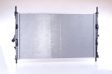 NISSENS Radiator 10400138 Cooling fins material: Aluminium, Core Depth [mm]: 16, Core Length [mm]: 768, Core Width [mm]: 458, Inlet O [mm]: 33, Outlet O [mm]: 33, Radiator type: Brazed cooling fins, Supplementary Article/Info 2: without expansion tank, Supplementary Article/Supplementary Info: with gaskets/seals, Water Tank Material (radiator): Plastic Technical Information: Radiator with 5mm system-Advanced technology with higher power effect 3.