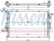 NISSENS Radiator 10400139 Cooling fins material: Aluminium, Core Depth [mm]: 26, Core Length [mm]: 670, Core Width [mm]: 449, Inlet O [mm]: 38,5, Outlet O [mm]: 38,5, Radiator type: Brazed cooling fins, Supplementary Article/Info 2: with cap, without expansion tank, Supplementary Article/Supplementary Info: with gaskets/seals, Water Tank Material (radiator): Plastic Technical Information: Radiator with 5mm system-Advanced technology with higher power effect 5.