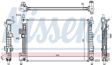 NISSENS Radiator 10400141 Cooling fins material: Aluminium, Core Depth [mm]: 26, Core Length [mm]: 545, Core Width [mm]: 362, Inlet O [mm]: 33, Outlet O [mm]: 33,5, Radiator type: Brazed cooling fins, Supplementary Article/Info 2: without cap, without expansion tank, Supplementary Article/Supplementary Info: without gasket/seal, Water Tank Material (radiator): Plastic 6.