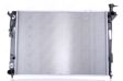 NISSENS Radiator 10400150 Cooling fins material: Aluminium, Core Depth [mm]: 16, Core Length [mm]: 670, Core Width [mm]: 470, Inlet O [mm]: 34,8, Outlet O [mm]: 34,8, Radiator type: Brazed cooling fins, Supplementary Article/Info 2: without expansion tank, Supplementary Article/Supplementary Info: with oil cooler, without gasket/seal, Water Tank Material (radiator): Plastic 1.