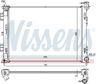 NISSENS Radiator 10400154 Cooling fins material: Aluminium, Core Depth [mm]: 12, Core Length [mm]: 480, Core Width [mm]: 635, Radiator type: Brazed cooling fins, Water Tank Material (radiator): Plastic 5.