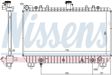 NISSENS Radiator 10400212 Cooling fins material: Aluminium, Core Depth [mm]: 26, Core Length [mm]: 385, Core Width [mm]: 748, Inlet O [mm]: 34, Outlet O [mm]: 34, Radiator type: Brazed cooling fins, Supplementary Article/Info 2: without expansion tank, Supplementary Article/Supplementary Info: without gasket/seal, Water Tank Material (radiator): Plastic 5.