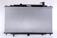 NISSENS Radiator 10400185 Cooling fins material: Aluminium, Core Depth [mm]: 16, Core Length [mm]: 375, Core Width [mm]: 733, Radiator type: Brazed cooling fins, Water Tank Material (radiator): Plastic 2.