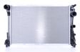 NISSENS Radiator 10400142 Cooling fins material: Aluminium, Core Depth [mm]: 32, Core Length [mm]: 640, Core Width [mm]: 440, Inlet O [mm]: 45,8, Outlet O [mm]: 45,8, Radiator type: Brazed cooling fins, Supplementary Article/Info 2: without cap, without expansion tank, Supplementary Article/Supplementary Info: without gasket/seal, Water Tank Material (radiator): Plastic 2.