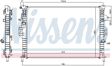 NISSENS Radiator 10400216 Cooling fins material: Aluminium, Core Depth [mm]: 26, Core Length [mm]: 672, Core Width [mm]: 463, Radiator type: Brazed cooling fins, Water Tank Material (radiator): Plastic 5.