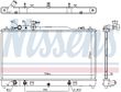 NISSENS Radiator 10400189 Core Length [mm]: 375, Core Width [mm]: 728, Core Depth [mm]: 16, Version: built-in oil cooler, Cooling fins material: Aluminium, Water Tank Material (radiator): Plastic, Radiator type: Brazed cooling fins Technical Information: Radiator with 5mm system-Advanced technology with higher power effect 5.