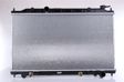 NISSENS Radiator 10400195 Cooling fins material: Aluminium, Core Depth [mm]: 16, Core Length [mm]: 400, Core Width [mm]: 730, Radiator type: Brazed cooling fins, Supplementary Article/Supplementary Info: with oil cooler, Water Tank Material (radiator): Plastic 1.