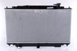 NISSENS Radiator 10400190 Cooling fins material: Aluminium, Core Depth [mm]: 16, Core Length [mm]: 375, Core Width [mm]: 728, Inlet O [mm]: 34, Outlet O [mm]: 34, Radiator type: Brazed cooling fins, Supplementary Article/Info 2: without expansion tank, Supplementary Article/Supplementary Info: without gasket/seal, Water Tank Material (radiator): Plastic 2.