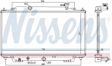 NISSENS Radiator 10400186 Thickness [mm]: 16, Width [mm]: 738, Transmission Type: Automatic Transmission, Height [mm]: 375, Core Depth [mm]: 16, Core Length [mm]: 375, Core Width [mm]: 738 5.