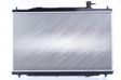 NISSENS Radiator 10400178 Cooling fins material: Aluminium, Core Depth [mm]: 16, Core Length [mm]: 425, Core Width [mm]: 731, Inlet O [mm]: 32, Outlet O [mm]: 32, Radiator type: Brazed cooling fins, Supplementary Article/Info 2: without expansion tank, Supplementary Article/Supplementary Info: with oil cooler, without gasket/seal, Water Tank Material (radiator): Plastic Technical Information: Radiator with 5mm system-Advanced technology with higher power effect 3.