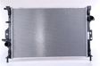 NISSENS Radiator 10400139 Cooling fins material: Aluminium, Core Depth [mm]: 26, Core Length [mm]: 670, Core Width [mm]: 449, Inlet O [mm]: 38,5, Outlet O [mm]: 38,5, Radiator type: Brazed cooling fins, Supplementary Article/Info 2: with cap, without expansion tank, Supplementary Article/Supplementary Info: with gaskets/seals, Water Tank Material (radiator): Plastic Technical Information: Radiator with 5mm system-Advanced technology with higher power effect 1.