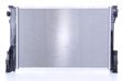 NISSENS Radiator 10400142 Cooling fins material: Aluminium, Core Depth [mm]: 32, Core Length [mm]: 640, Core Width [mm]: 440, Inlet O [mm]: 45,8, Outlet O [mm]: 45,8, Radiator type: Brazed cooling fins, Supplementary Article/Info 2: without cap, without expansion tank, Supplementary Article/Supplementary Info: without gasket/seal, Water Tank Material (radiator): Plastic 4.