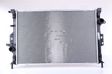 NISSENS Radiator 10400140 Cooling fins material: Aluminium, Core Depth [mm]: 26, Core Length [mm]: 670, Core Width [mm]: 448, Inlet O [mm]: 38,5, Outlet O [mm]: 38,5, Radiator type: Brazed cooling fins, Supplementary Article/Info 2: without cap, without expansion tank, Supplementary Article/Supplementary Info: with gaskets/seals, Water Tank Material (radiator): Plastic 2.