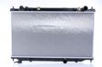 NISSENS Radiator 10400198 Cooling fins material: Aluminium, Core Depth [mm]: 16, Core Length [mm]: 400, Core Width [mm]: 738, Inlet O [mm]: 35, Outlet O [mm]: 35, Radiator type: Brazed cooling fins, Supplementary Article/Info 2: without expansion tank, Supplementary Article/Supplementary Info: with oil cooler, without gasket/seal, Water Tank Material (radiator): Plastic 1.