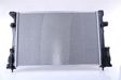 NISSENS Radiator 10400143 Cooling fins material: Aluminium, Core Depth [mm]: 26, Core Length [mm]: 640, Core Width [mm]: 425, Inlet O [mm]: 33,2, Outlet O [mm]: 33, Radiator type: Brazed cooling fins, Supplementary Article/Info 2: without cap, without expansion tank, Supplementary Article/Supplementary Info: with gaskets/seals, Water Tank Material (radiator): Plastic 3.