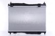 NISSENS Radiator 10400135 Cooling fins material: Aluminium, Core Depth [mm]: 16, Core Length [mm]: 350, Core Width [mm]: 537, Inlet O [mm]: 28, Outlet O [mm]: 28, Radiator type: Brazed cooling fins, Supplementary Article/Info 2: without expansion tank, Supplementary Article/Supplementary Info: without gasket/seal, Water Tank Material (radiator): Plastic Technical Information: Radiator with 5mm system-Advanced technology with higher power effect 4.