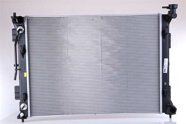 NISSENS Radiator 10400157 Cooling fins material: Aluminium, Core Depth [mm]: 15, Core Length [mm]: 480, Core Width [mm]: 635, Radiator type: Brazed cooling fins, Water Tank Material (radiator): Plastic 1.