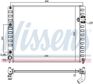 NISSENS Radiator 10400169 Cooling fins material: Aluminium, Core Depth [mm]: 16, Core Length [mm]: 636, Core Width [mm]: 518, Inlet O [mm]: 35, Outlet O [mm]: 35, Radiator type: Brazed cooling fins, Supplementary Article/Info 2: without expansion tank, Supplementary Article/Supplementary Info: with oil cooler, without gasket/seal, Water Tank Material (radiator): Plastic 5.