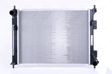 NISSENS Radiator 10400163 Cooling fins material: Aluminium, Core Depth [mm]: 16, Core Length [mm]: 480, Core Width [mm]: 374, Inlet O [mm]: 35, Outlet O [mm]: 35, Radiator type: Brazed cooling fins, Supplementary Article/Info 2: without cap, without expansion tank, Supplementary Article/Supplementary Info: with gaskets/seals, Water Tank Material (radiator): Plastic Technical Information: Radiator with 5mm system-Advanced technology with higher power effect 2.