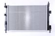 NISSENS Radiator 10400141 Cooling fins material: Aluminium, Core Depth [mm]: 26, Core Length [mm]: 545, Core Width [mm]: 362, Inlet O [mm]: 33, Outlet O [mm]: 33,5, Radiator type: Brazed cooling fins, Supplementary Article/Info 2: without cap, without expansion tank, Supplementary Article/Supplementary Info: without gasket/seal, Water Tank Material (radiator): Plastic 3.