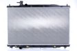 NISSENS Radiator 10400178 Cooling fins material: Aluminium, Core Depth [mm]: 16, Core Length [mm]: 425, Core Width [mm]: 731, Inlet O [mm]: 32, Outlet O [mm]: 32, Radiator type: Brazed cooling fins, Supplementary Article/Info 2: without expansion tank, Supplementary Article/Supplementary Info: with oil cooler, without gasket/seal, Water Tank Material (radiator): Plastic Technical Information: Radiator with 5mm system-Advanced technology with higher power effect 1.