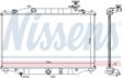 NISSENS Radiator 10400183 Cooling fins material: Aluminium, Core Depth [mm]: 16, Core Length [mm]: 424, Core Width [mm]: 733, Radiator type: Brazed cooling fins, Water Tank Material (radiator): Plastic 6.