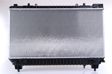 NISSENS Radiator 10400211 Cooling fins material: Aluminium, Core Depth [mm]: 16, Core Length [mm]: 385, Core Width [mm]: 755, Radiator type: Brazed cooling fins, Supplementary Article/Supplementary Info: with oil cooler, Water Tank Material (radiator): Plastic 2.