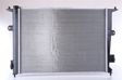 NISSENS Radiator 10400151 Cooling fins material: Aluminium, Core Depth [mm]: 16, Core Length [mm]: 635, Core Width [mm]: 480, Radiator type: Brazed cooling fins, Supplementary Article/Supplementary Info: with oil cooler, Water Tank Material (radiator): Plastic Technical Information: Radiator with 5mm system-Advanced technology with higher power effect 2.