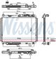 NISSENS Radiator 10513998 Cooling fins material: Aluminium, Core Depth [mm]: 22, Core Length [mm]: 385, Core Width [mm]: 546, Inlet O [mm]: 34, Outlet O [mm]: 38,5, Radiator type: Brazed cooling fins, Supplementary Article/Info 2: without cap, without expansion tank, Supplementary Article/Supplementary Info: with gaskets/seals, Water Tank Material (radiator): Plastic Technical Information: Radiator with 5mm system-Advanced technology with higher power effect 7.