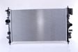 NISSENS Radiator 10513989 Cooling fins material: Aluminium, Core Depth [mm]: 26, Core Length [mm]: 680, Core Width [mm]: 397, Inlet O [mm]: 34, Outlet O [mm]: 38,5, Radiator type: Brazed cooling fins, Supplementary Article/Info 2: with cap, without expansion tank, Supplementary Article/Supplementary Info: with gaskets/seals, Water Tank Material (radiator): Plastic Technical Information: Radiator with 5mm system-Advanced technology with higher power effect 2.