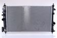 NISSENS Radiator 10515153 Cooling fins material: Aluminium, Core Depth [mm]: 26, Core Length [mm]: 680, Core Width [mm]: 397, Inlet O [mm]: 34, Outlet O [mm]: 38,5, Radiator type: Brazed cooling fins, Supplementary Article/Info 2: without expansion tank, Supplementary Article/Supplementary Info: with oil cooler, without gasket/seal, Water Tank Material (radiator): Plastic Technical Information: Radiator with 5mm system-Advanced technology with higher power effect 2.