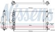 NISSENS Radiator 10515153 Cooling fins material: Aluminium, Core Depth [mm]: 26, Core Length [mm]: 680, Core Width [mm]: 397, Inlet O [mm]: 34, Outlet O [mm]: 38,5, Radiator type: Brazed cooling fins, Supplementary Article/Info 2: without expansion tank, Supplementary Article/Supplementary Info: with oil cooler, without gasket/seal, Water Tank Material (radiator): Plastic Technical Information: Radiator with 5mm system-Advanced technology with higher power effect 7.