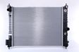 NISSENS Radiator 10513997 Cooling fins material: Aluminium, Core Depth [mm]: 16, Core Length [mm]: 620, Core Width [mm]: 495, Inlet O [mm]: 34, Outlet O [mm]: 38,5, Radiator type: Brazed cooling fins, Supplementary Article/Info 2: without expansion tank, Supplementary Article/Supplementary Info: with oil cooler, without gasket/seal, Water Tank Material (radiator): Plastic Technical Information: Radiator with 5mm system-Advanced technology with higher power effect 2.